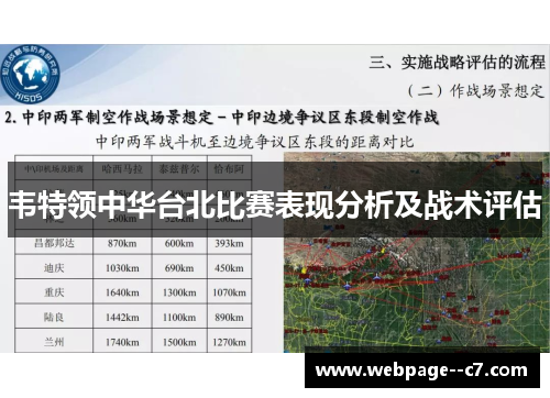 韦特领中华台北比赛表现分析及战术评估 韦特领中华台北比赛表现分析及战术评估