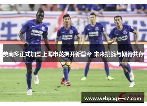 费南多正式加盟上海申花揭开新篇章 未来挑战与期待共存 费南多正式加盟上海申花揭开新篇章 未来挑战与期待共存